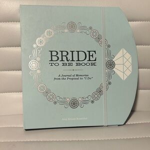 Bride To Be Book with Silver Accents